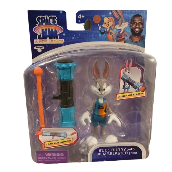 Bugs Bunny with Acme Blaster 3000 Space Jam Toy - Picture 1 of 2